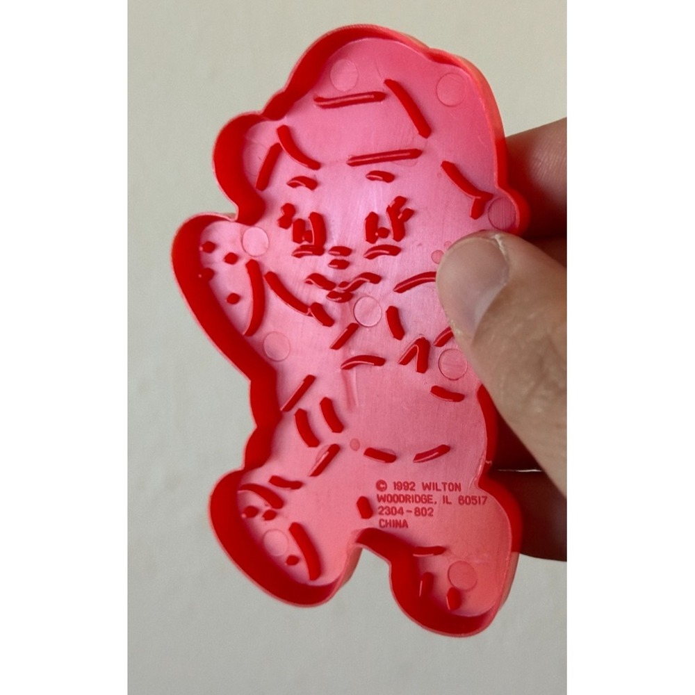 1992 Wilton Designer Series Christmas Collection 10 Plastic Sturdy Holiday Shape - Picture 3 of 3
